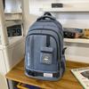Junior High School Student Schoolbag Men's Large Capacity Lightweight and Durable Backpack with Coin Purse