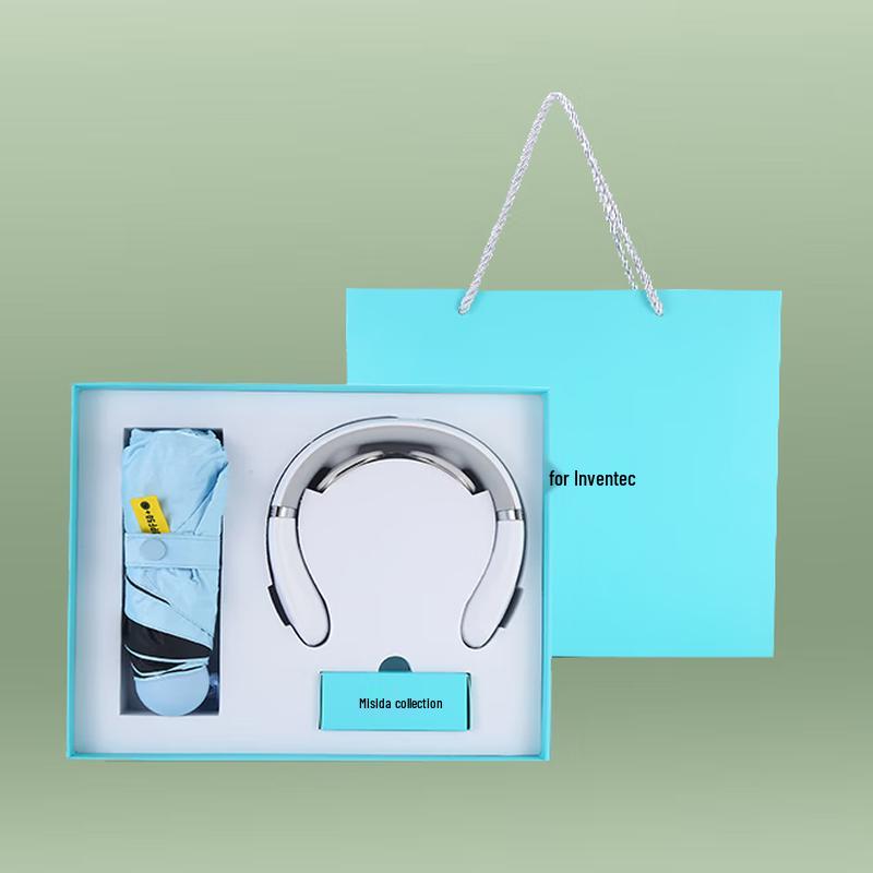 Misida Neck Massager & Umbrella Gift Set