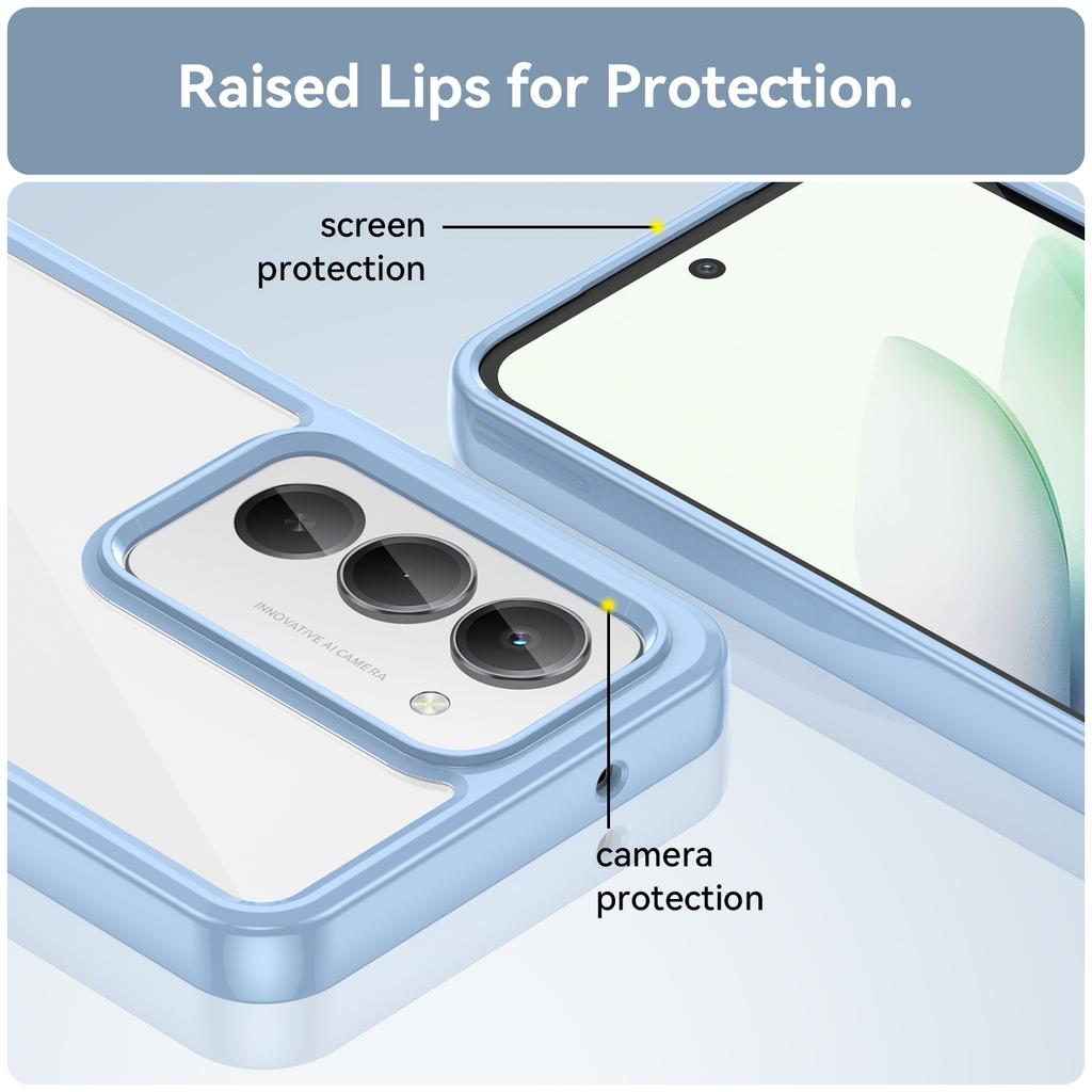 For Xiaomi Redmi 15 5G (168mm) Case TPU+Acrylic Protective Clear Phone Cover