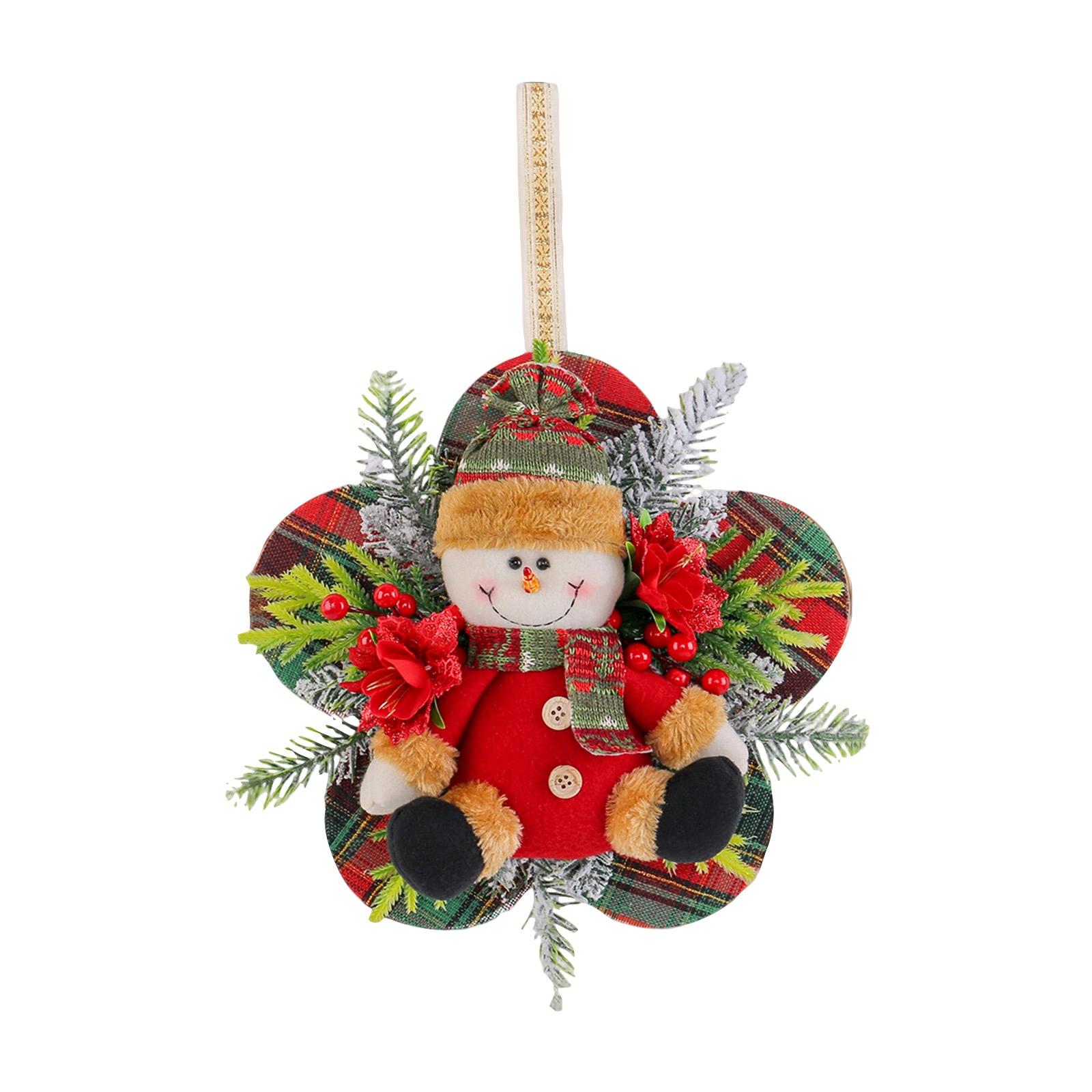 

Christmas Tree Decorative Pendants, Garland Decorative Pendants, Plush Holiday Dress-up And Festive Atmosphere Decorative Pendants One Size