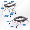 Camping Toilet Seat Mobile Elderly Easy To Wash Strong Bearing Capacity Stable Rounded Edges Thick