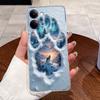 Für Vivo Y05 Y11D Y31D 4G Hülle Niedliches Liebesherz Hase Schlank Transparent Weiches TPU Silikon Handyhüllen Für Vivo Y 05 11D 31D Rückseite