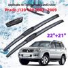 Compatible Wiper Blades for Toyota Land Cruiser Prado J120 (2003-2009)