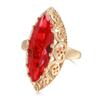 Elegant Rose Gold Zircon Horse Eye Ring - European & American Style Women's Jewelry