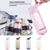 Water With Bottle Straw Plastic Bpa Leakproof Sports Travel Plastic Mugs Drinks