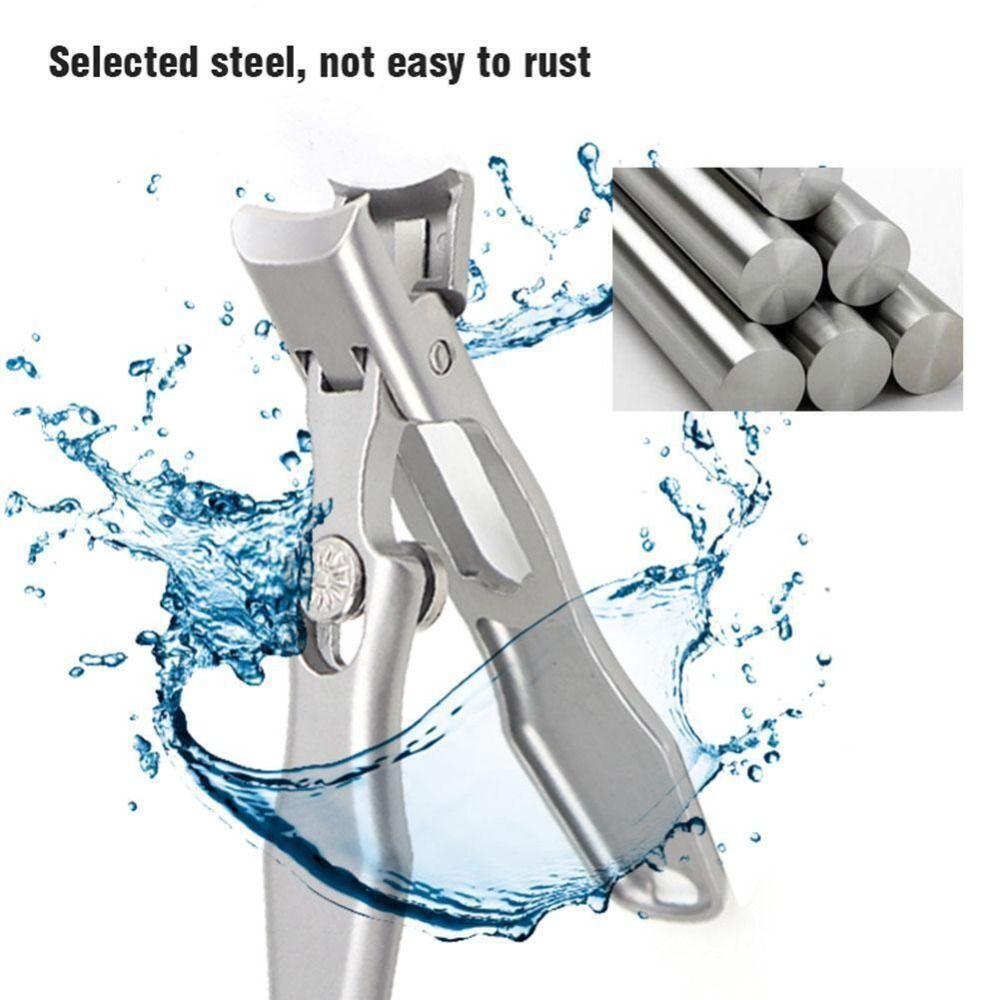 

Кусачки для ногтей доказательства выплеска супер острые серебряные кусачки для ногтей с замком безопасности