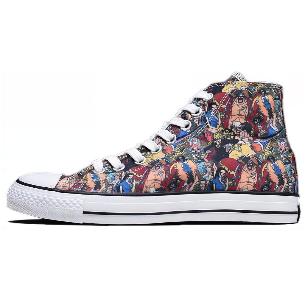 Converse One Piece X Converse Chuck Taylor All Star 100 Pt Hi Canvas Shoes Multicolor 1CK827
