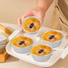 5Pcs Small Tin Nonstick Cupcakes Cup Aluminum Zinc Zinc Alloy Cake Mold Pan Eggs Tart Moulds  Professional Use