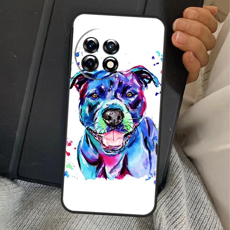 Staffordshire Bull Terrier Dog Case For OnePlus Nord 5 CE 2 3 4 Lite N20 N30 OnePlus 15 13 12 11 10T 10R 12R 13R 13T Cover