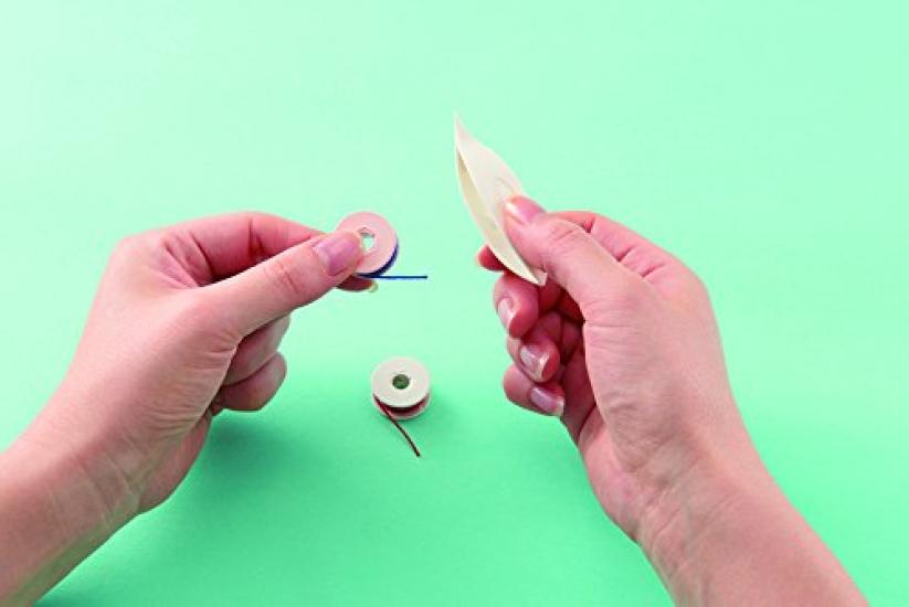 Clover Tatting Lace Tool Tatting Shuttle/Bobbin, White, 57-737