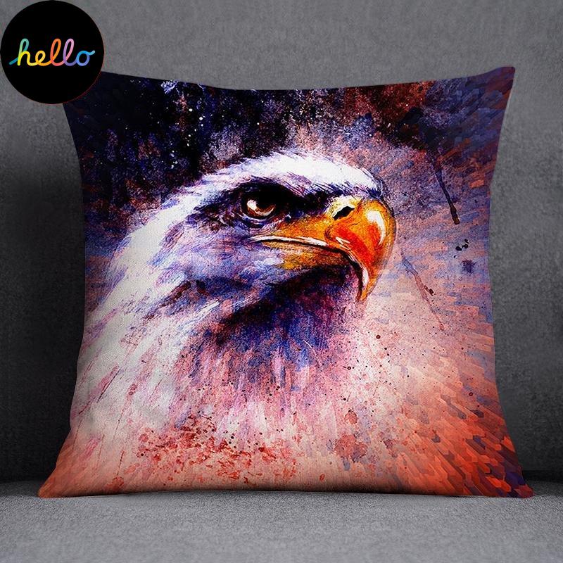 African Animal Beasts Home Decoration Pillowcase Square Pillowcase Home Office Decoration Cus On Cover