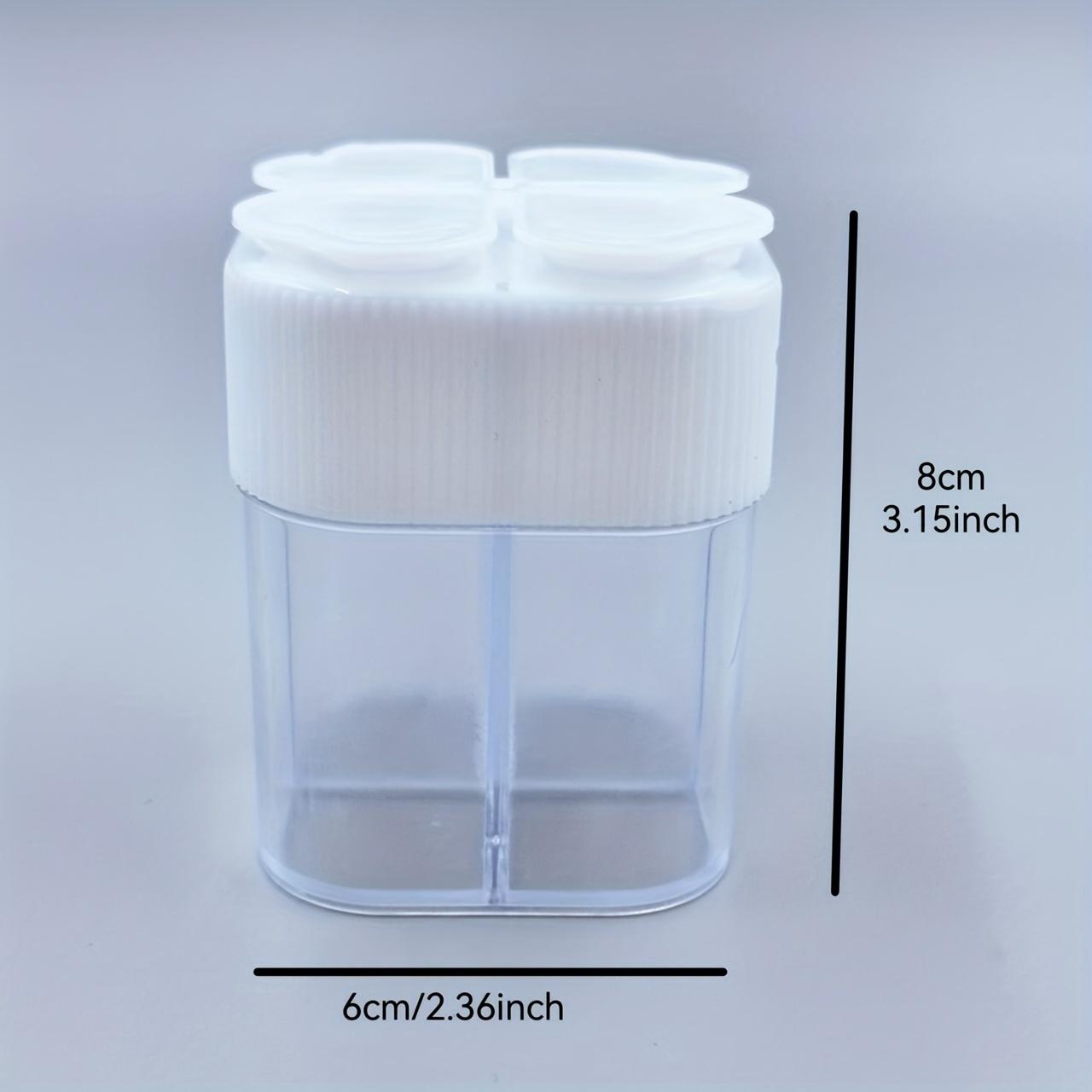 

Four in One Portable Seasoning Jar, Household Kitchen Seasoning Jar, Outdoor Sealed Flip Salt Jar, Storage Bottle