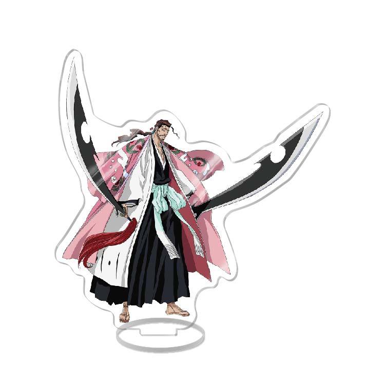 Hot Anime Bleach Figure Kurosaki Ichigo Urahara Kisuke Aizen Sousuke Cosplay Acrylic Stand Model Plate Desk Decor Standing Sign
