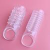 Silicone Penis Dick Extensions Condom Penis Sleeve Male Enlargement For Men Delay Spray Massager Cock Ring Cover Adult Sex Toys 
