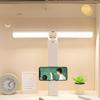 1 Pieza Portalámparas Doble de Punto Lámpara de Escritorio para Lectura Especial para Estudiar Protección Ocular Escritorio Dormitorio Mesita de Noche Dormitorio de Estudiante Universitario Plegable Carga