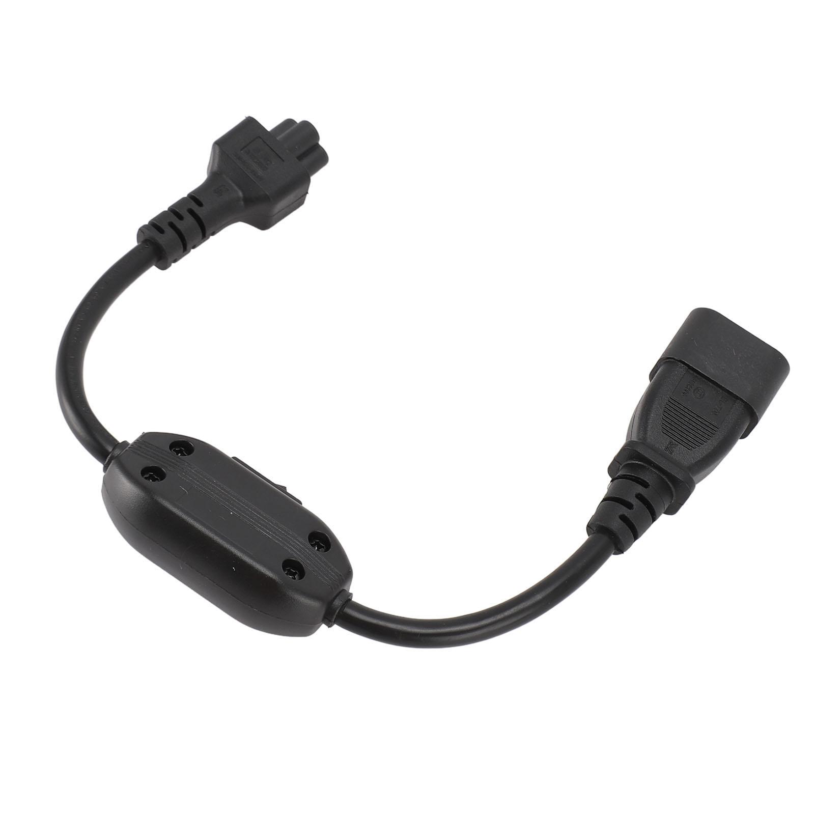 

Подовжувач живлення з вимикачем Водонепроникний Безпечний 0,3 метра завдовжки Адаптерний кабель IEC320 C14 до IEC320 C5