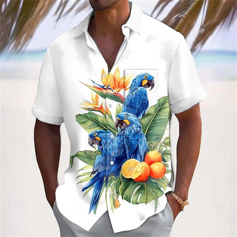 3d Print Shirt Men Women Fashion Shirts 2026 Short Sleeve Hawaiian Shirts Blouse Y2K Men's Clothing
