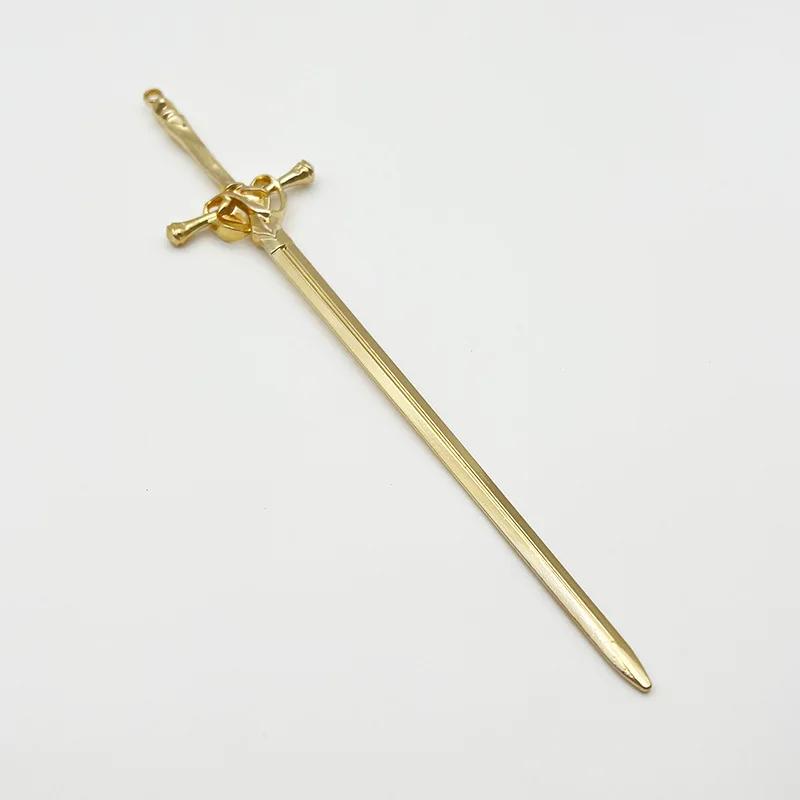 

New Punk Metal Sword Hairpin Chinese Simple Hair Sticks for Women Diy Hairstyle Design Tools Accessories Dropshipping
