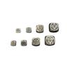 Tibetan Antique Bronze Jambhala Zircon Spacer Beads for DIY Brass Jewelry