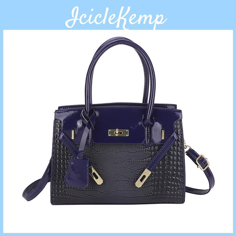 Crocodile Womens Platinum Bag Print 2023 Autumn European And American New Handbag Highend Fashion Largecapacity Womens Bag Bags