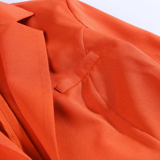 2Pcs/Set Ladies Suit Solid Color Lapel Neck Cardigan Blazer Summer Jacket Shorts Suit Commuter Clothes Streetwear