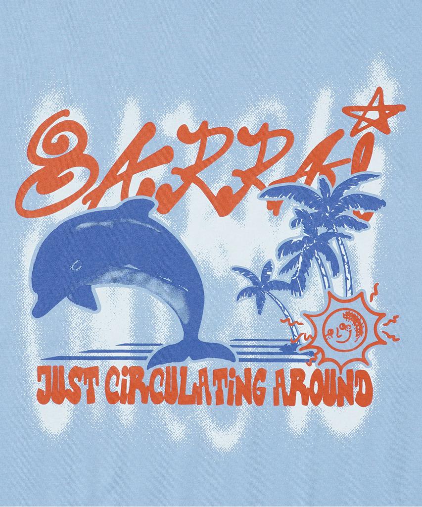 GAKKAI UNIONS Around Summer Short Sleeve T-Shirt Sky Blue