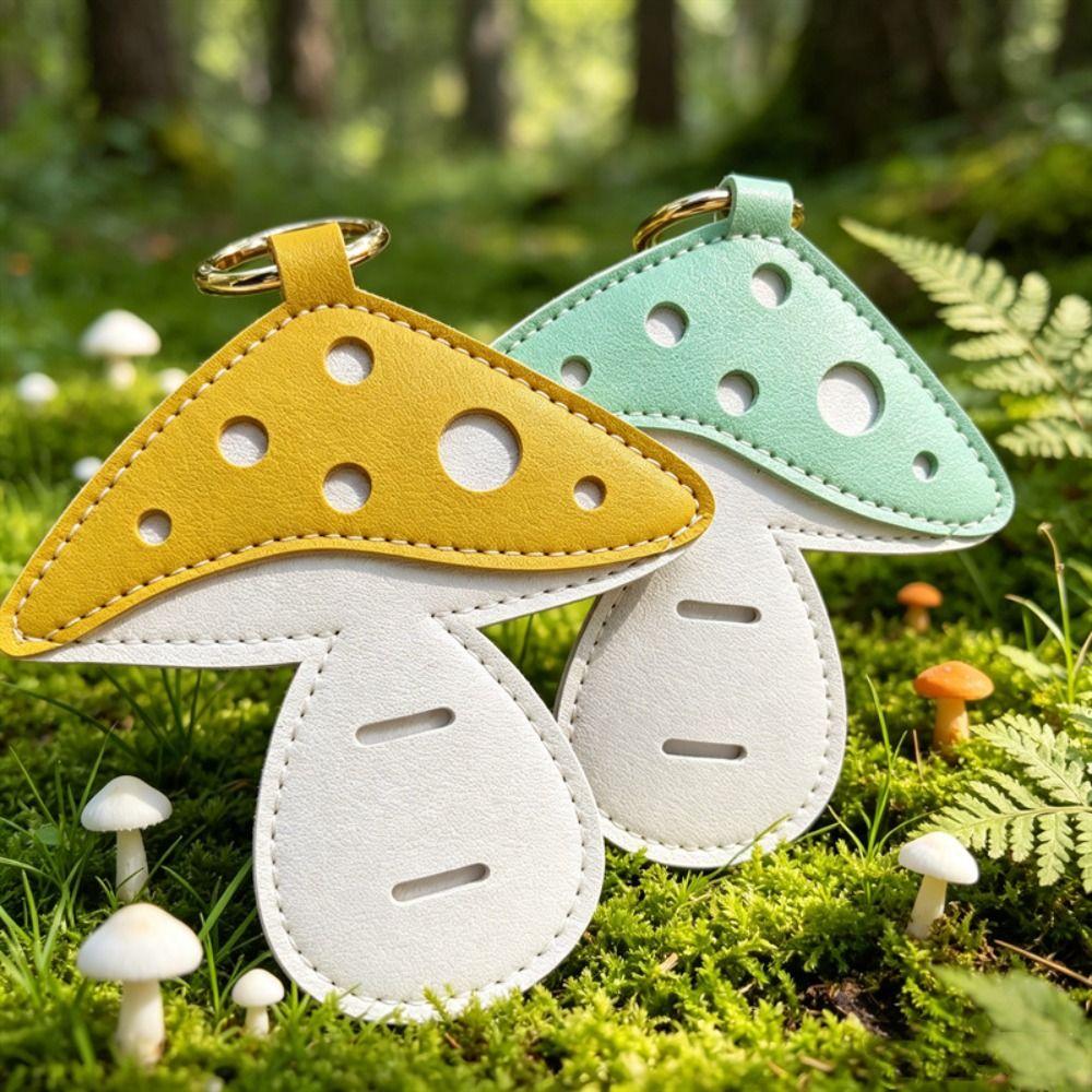 DIY Mushroom Shaped Keychain Hanger Sunglasses Holder Lovely Sunglasses Bag Bag Ornament