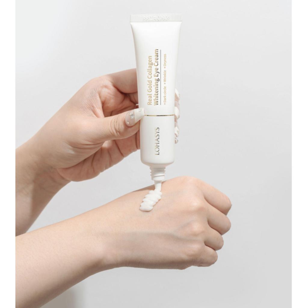 Lohasys Real Gold Collagen Whitening Eye Cream 30g x 2