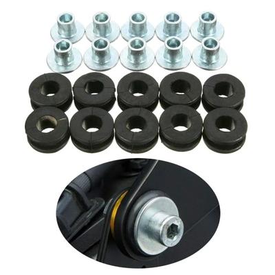 10pz/20pz Passacavi in Gomma per Moto M6 Passacavi Carene Parti Motore Cuscino di Scarico Pressione