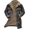 Autumn and winter men's coat suede color matching jacket multi-pocket coat 1 color doma