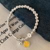 Korean Freshwater Pearl & Sterling Silver Bracelet for Women – High-Gloss, Versatile, and Elegant Hand Jewelry