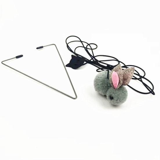 Cat Teaser Toy Plush Rabbit Relieve Boredom Interactive Toy Door Hanging Toy Kitten Toy