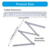 Precision Metric Ruler Measuring Instrument 2m Folding Ruler Construction Ruler Heavy Duty Measurement Tool