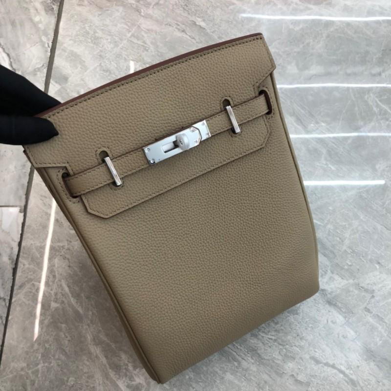 Borsa a tracolla larga intrecciata per petto in pelle di mucca Togo, zaino diagonale semplice e alla moda, strato superiore
