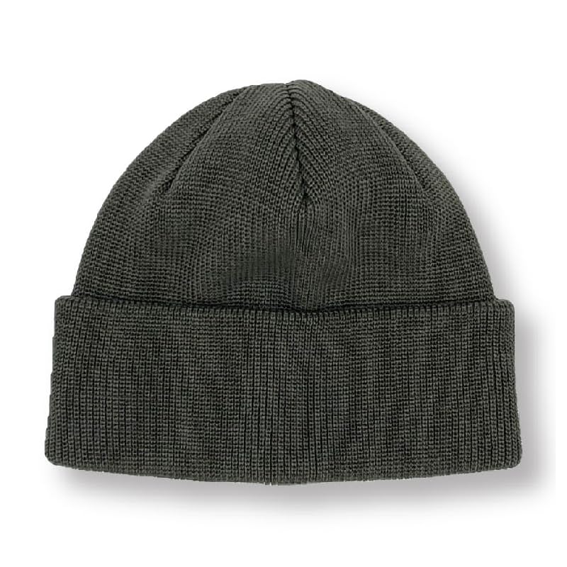 

[yokoami] knit hat all seasons watch beanie made in Japan elasticity ladies men s (cotton/military)
