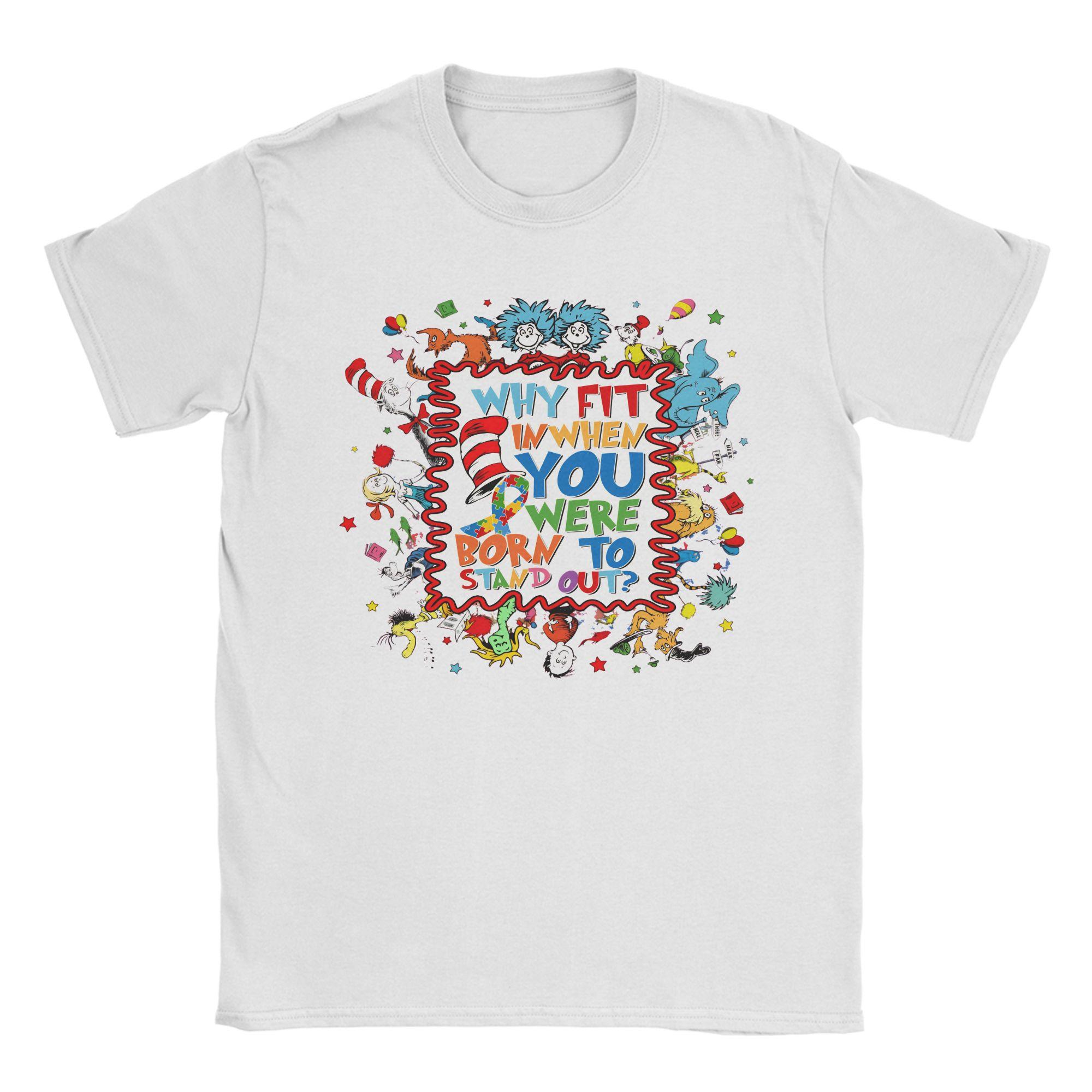 

Unisex Women Thing 1 Thing 2 Buddies reading day Shirt Pure Cotton Printed TShirt Top Clothing S