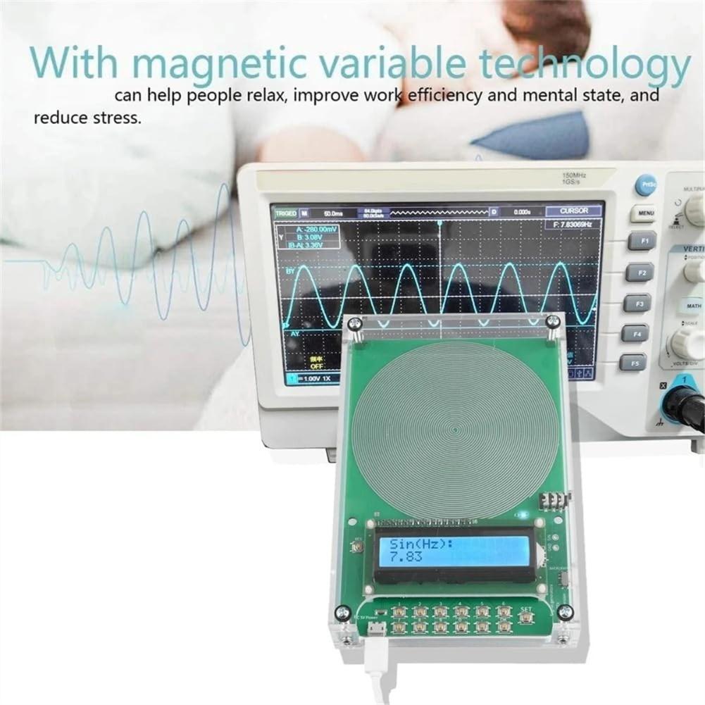 Adjustable 0.1Hz-30kHz Range 7.83Hz Resonance Portable Travel Friendly