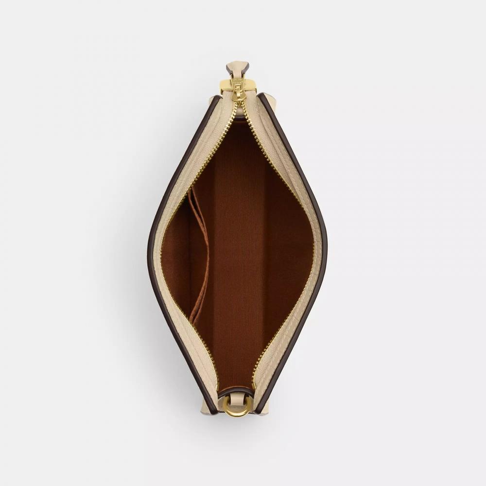 Coach Slim Crossbody Silver Black