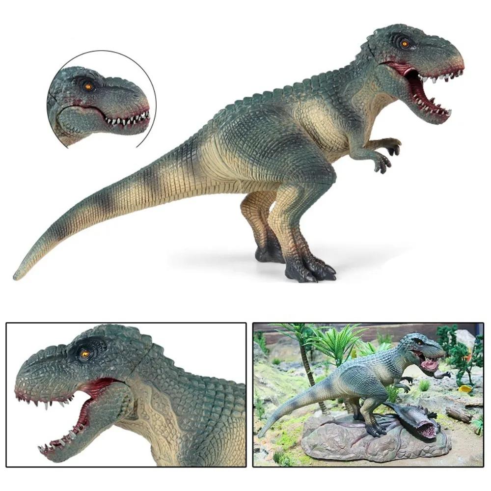 Movable Jaw Dinosaur Action Figure Tyrannosaurus Prehistoric Dinosaur Model Pvc Animals Model Spinosaurus Figurine Collection