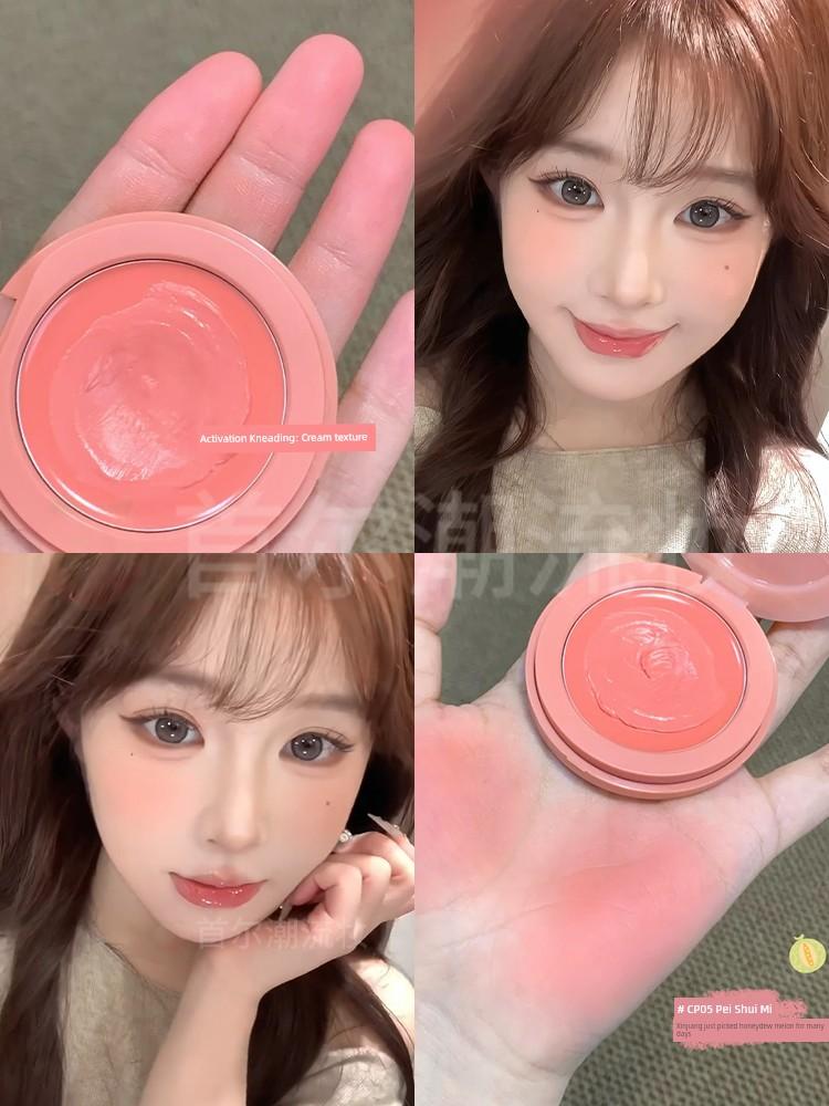 Into You Melting Blush Cream Korean Style Shimmering Color for a Dewy Skin Pure Pink Natural Look for Daily Use Authentic Product