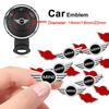 Bilnyckel Emblemlappar Auto Kontrollnyckel Logotyp Tillbehör För MINI WORKS One Cooper JCW R60 R59 R57 R58 R56 R55 F55 F56