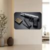 Taktische Pistolenmunition Metallschild Waffenliebhaber Wandkunst Man Cave Garagendekor