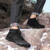 Couple Fleece Thickened Cotton Shoes Warm Hiking Shoes Camping Hiking Shoes Water-proof Large Size Ski Waterproof Socks