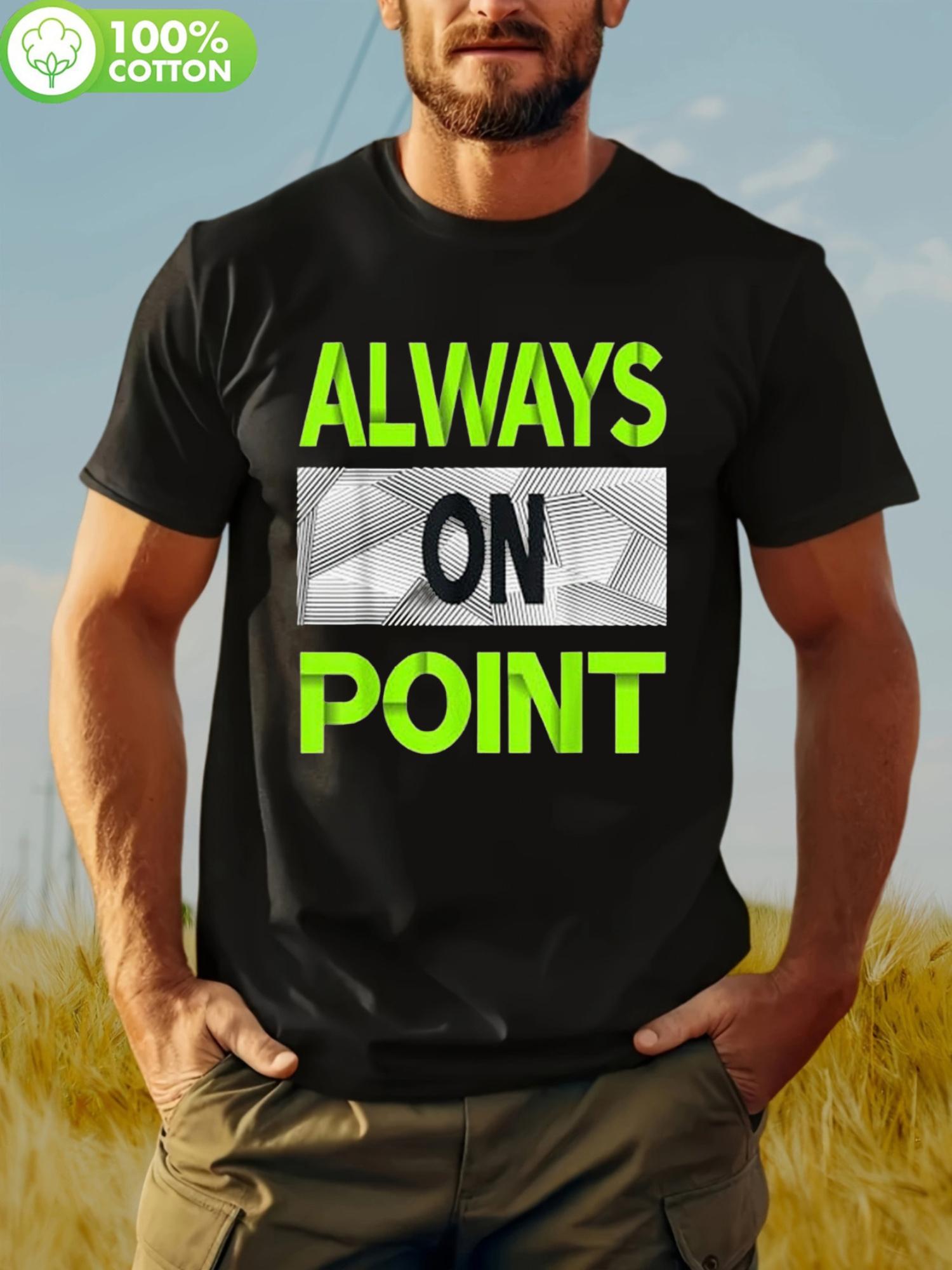 

Plus Size Always On Point Green Graphic T-shirt - Cotton XL