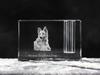 Basque Shepherd Dog, Basque Sheepdog – Pen stand, crystal organiser with dog photo | Art-Dog