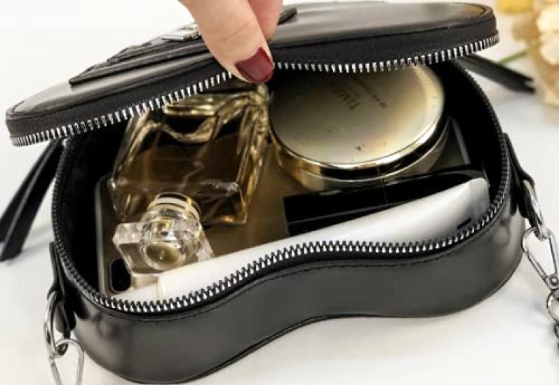 Harujio Mini Shoulder Bag for Dark Princess Yami Gothic Otaku Style Heart-Shaped Women, Heart-Shaped, Mass-Produced Bag, Style, Kawaii, Girly, Lolita,