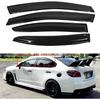 4-Pack Side Window Vent Visor Rain Guard Wind Shade Deflector JDM Style Black Replacement for 2015-2019 WRX STI Sedan 4-Door