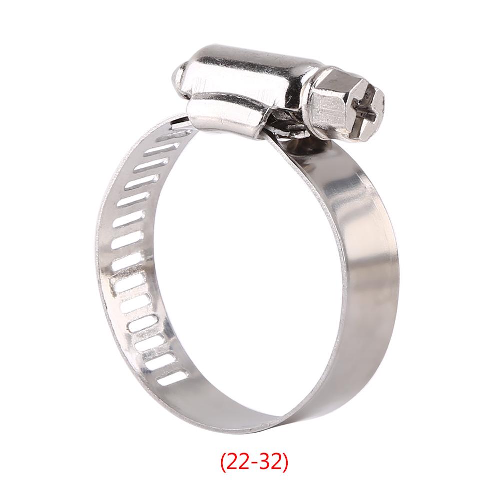 

Set of Screw Hose Clamps Clamping Stainless Steel Band Clip (22mm32mm)