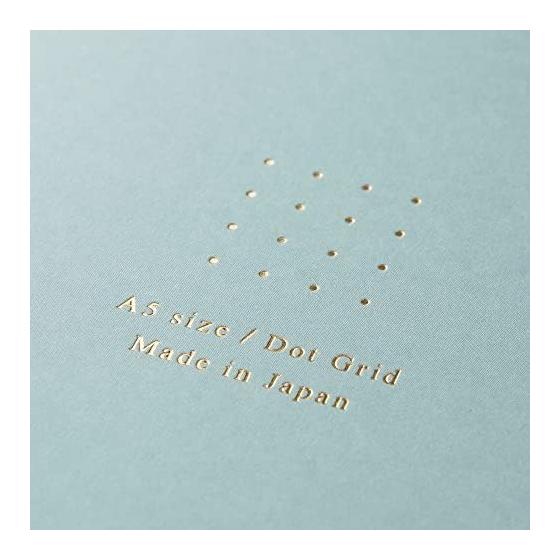 MIDORI Note Ring Note Color Dot Square Blue A5 15334006