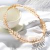Retro Gold Leaf Wedding Roman Bride Greek Women Hair Accessories Bride Head Jewel Headband Head Tiaras Crown Jewelry Hair Hoop